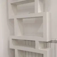 ویترین بوفه کتابخانه سفید درحد نو