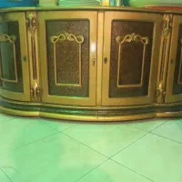 میز کنسول /بوفه / دراور چوبی ۴ درب در  ۲ طبقه