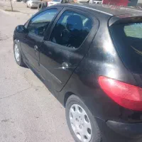 پژو۲۰۶ مشکی ۸۳|خودرو سواری و وانت|لنجان, |دیوار