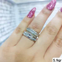 حلقه ست نقره خرید قسطی با اسنپ آبکاری نانوطلا۰۹۱|بدلیجات|تبریز, |دیوار