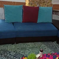 حراج مبل هشت نفره و دو تا تخت دو نفره در حد نو|مبلمان خانگی و میز عسلی|یاسوج, |دیوار