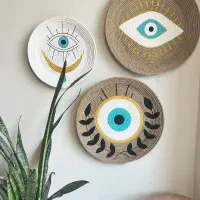 نقاشی روی سفال|تابلو، نقاشی، عکس|قم, دروازه چوبی|دیوار