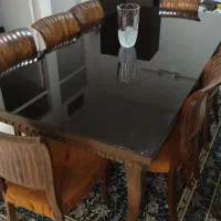 میز نهارخوری هشت نفره|میز و صندلی غذاخوری|تهران, شهرک هما|دیوار