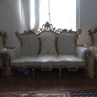 مبلمان استیل  وکلاسیگ بسیار تمیز ۹ نفره