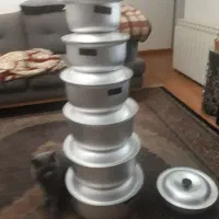 قابلمه ۱۴ پارچه نو برند شعبانی قدیمی ضخیم جهیزیه|ظروف پخت‌وپز|تهران, شادمان|دیوار