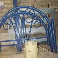 تخت خواب  فرفورژه تک نفره|حراج|خرمشهر, |دیوار