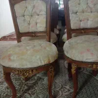 صندلی سلطنطی نهار خوری منبت کار