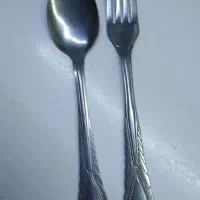 قاشق و چنگال استیل اصل ژاپن وکارد میوه خوری