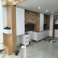 نصب نصاب کابینت کاذب دیوار پوش (تعمیرات تیکه کاری)|خدمات پیشه و مهارت|قم, نیروگاه|دیوار