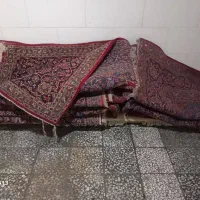 ۳ تخته قالی ۱۲ متری کاشان مارک قطبی دست بافت