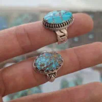 انگشتر فیروزه رکاب نقره|جواهرات|نیشابور, فردوس شمالی|دیوار