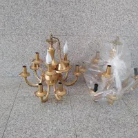 ۲عددلوستر در حد نو|لوستر و چراغ آویز|خوی, |دیوار