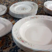 سرویس ارکوپال ویکتوریا و ۴ عدد دیس گل میوه نو|ظروف سرو و پذیرایی|تهران, بهار|دیوار