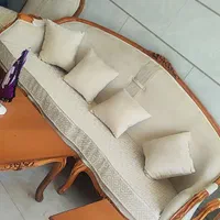 مبل ۹ نفره کلاسیک و نیمه کلاسیک|مبلمان خانگی و میز عسلی|ملایر, |دیوار