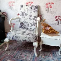 مبلمان ۷نفره با میز ناهارخوری ۶نفره وجلو مبلی|مبلمان خانگی و میز عسلی|فردیس, شهرک ناز|دیوار