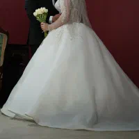 لباس عروس سنگ دوزی اروپایی