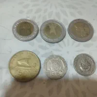 ۶ عدد سکه قدیمی خارجی