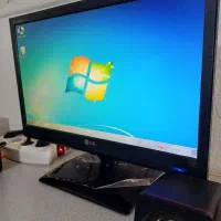 کامپیوتر ال جی به صورت توافقی همراه میز ...|رایانه رومیزی|ایلام, |دیوار