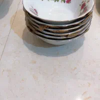 چینی گل سرخی|ظروف سرو و پذیرایی|اهواز, گلستان|دیوار