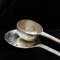 کفگیر ملاقه مسی