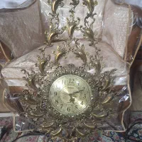 ساعت دیواری برنزی