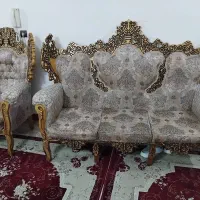 مبل ۷ نفره سلطنتی و میز نهار خوری ۸ نفری دست ساز|مبلمان خانگی و میز عسلی|فومن, |دیوار