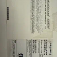 Macbook air m2-15inch 512ssd(MQKQ3LL/A)مک بوک ایر