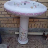 روشویی بزرگ همراه با شیر اهرمی تک ۱۲۰۰