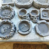 10 عدد زیر سیگاری به همراه 5 عدد اشانتیون