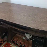 میز کامپیوتر MDF طرح چوب