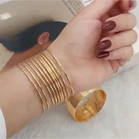 تعداد ی النگو رنگ ثابت طلا روس