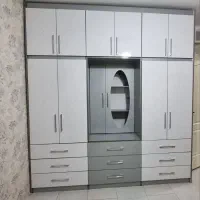 کمد دیواری ام دی اف نوین چوب درجه یک