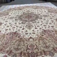دایره۴×۴تبریز۵۰رج چله ابریشم نو|فرش|تهران, حبیب الله|دیوار