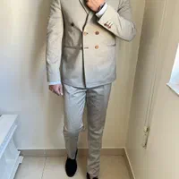 کت و شلوار کرم دبل|لباس|تبریز, |دیوار