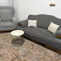 مبل راحتی ۷ نفره و میز وسط و ۳ عدد عسلی|مبلمان خانگی و میز عسلی|پاکدشت, حصار امیر|دیوار