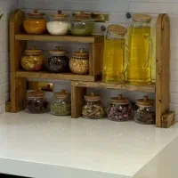 شلف پازلی چوبی|کتابخانه، شلف، قفسه‌های دیواری|پردیس, فاز ۹|دیوار