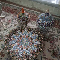 سرویس بشقاب و میوه خوری و شکلات خوری
