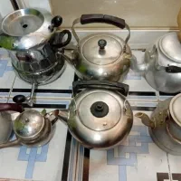 حراج قوری کتری قدیمی سالم و جنس عالی استیل برنج|حراج|اصفهان, شیخ اشراق|دیوار