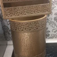 ست جادستمالی و سطل آشغال نو