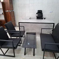 صندلی میز مدیریت مینیمال فلز چوب|دفتر کار|اصفهان, شفق|دیوار