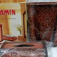 جا دستمال وسطل قدیمی|کلکسیون اشیاء عتیقه|ارومیه, |دیوار