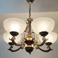 ۱ جفت لوستر ۵ شاخه کلاسیک و مجلل (۲عدد)|لوستر و چراغ آویز|تهران, اقدسیه|دیوار