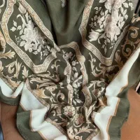 روسری نخی پائیزه