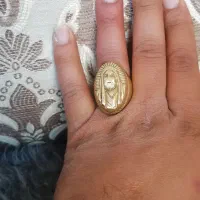 انگشتر قدمی جنس شم برنزی ترحه عکس امام حسین|بدلیجات|خوی, |دیوار