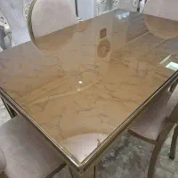 میز ناهارخوری لوکس فلزی سفارشی|میز و صندلی غذاخوری|رشت, توشیبا|دیوار