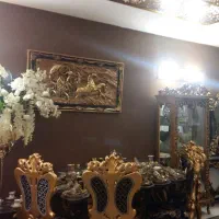 سرویس مبل سلطنتی کلاسیک ۹نفره همراه با ناهارخوری|مبلمان خانگی و میز عسلی|تهران, سرتخت|دیوار