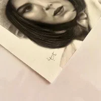 سفارش نقاشی چهره سیاه قلم|تابلو، نقاشی، عکس|چناران, |دیوار