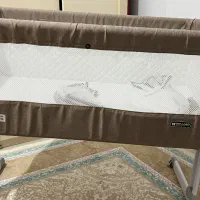 تخت کنار مادر ویرا بسیار نو و در حد استفاده نشده|تخت و صندلی بچه|فردیس, شهرک وحدت|دیوار