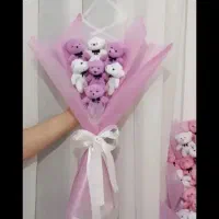 دسته گل عروسک تدی