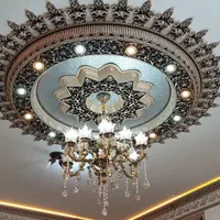 دور لوستری .آذین سقف.گل سقفی.جایگزین. کناف|خدمات پیشه و مهارت|خمینی‌شهر, |دیوار